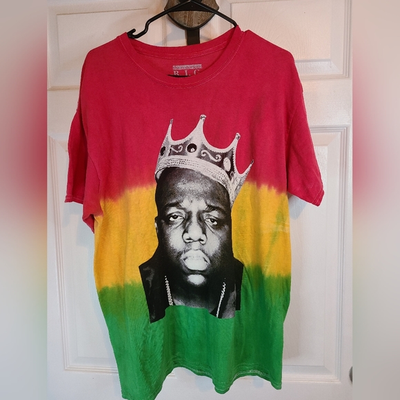 (163) Notorious B.I.G. Women's Crewneck Short Sleeve T-Shirt,  Size: OX - Picture 3 of 15